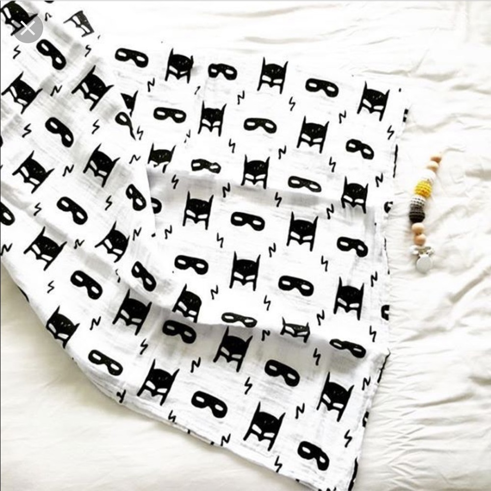 Modern Burlap organic cotton muslin swaddle